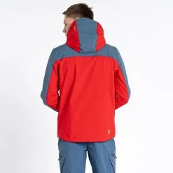 Dare 2b Veste Imperméable THE JENSON BUTTON EDIT DILUENT Homme (Rouge Vif / Gris Bleu) -Vêtements De Sport Extérieur veste impermeable the jenson button edit diluent homme rouge vif gris bleu 2
