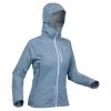 Quechua Veste Imperméable Ultra Légère De Randonnée Rapide - FH500 Rain - Femme Bleu 2 Quechua Veste Imperméable Ultra Légère De Randonnée Rapide - FH500 Rain - Femme Bleu -Vêtements De Sport Extérieur veste impermeable ultra legere de randonnee rapide fh500 rain femme bleu