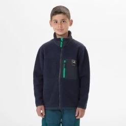 Quechua VESTE POLAIRE CHAUDE DE RANDONNEE - MH500 BLEUE MARINE - ENFANT 7-15 ANS -Vêtements De Sport Extérieur veste polaire chaude de randonnee mh500 bleue marine enfant 7 15 ans 2