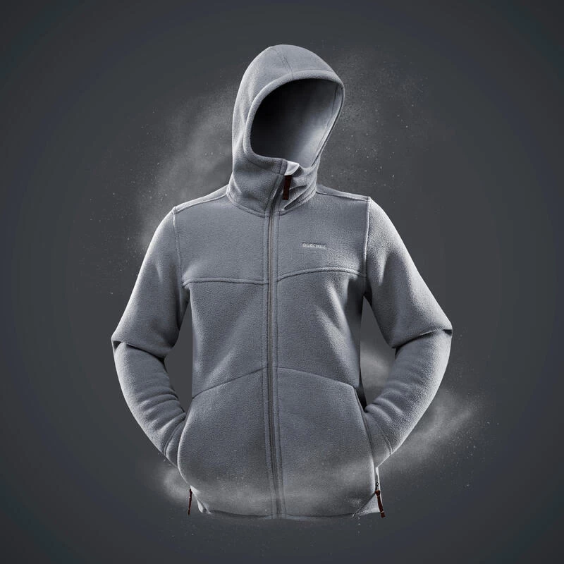 Quechua Veste Polaire Chaude De Randonnée - SH100 U-WARM - Homme 4 Quechua Veste Polaire Chaude De Randonnée - SH100 U-WARM - Homme – Image 2