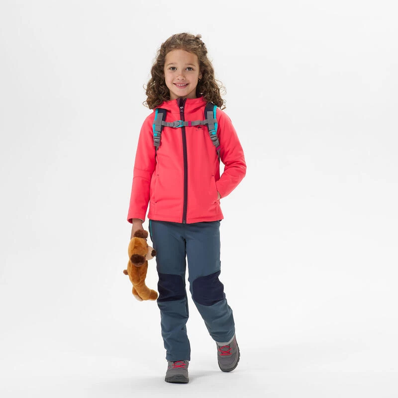Quechua Veste Softshell De Randonnée - MH550 Rose - Enfant 2 - 6 Ans 4 Quechua Veste Softshell De Randonnée - MH550 Rose - Enfant 2 - 6 Ans – Image 2