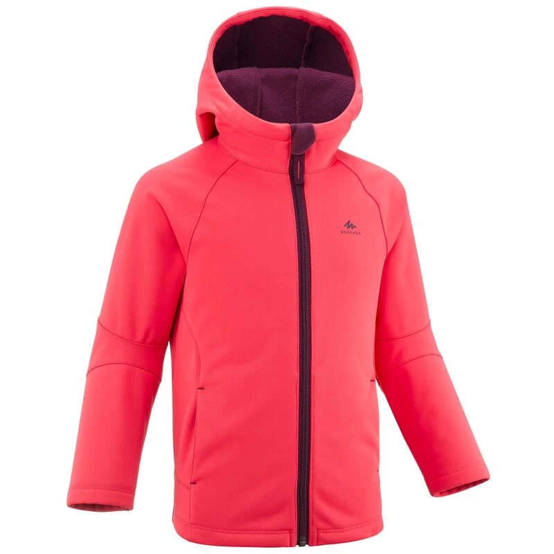 Quechua Veste Softshell De Randonnée - MH550 Rose - Enfant 2 - 6 Ans 3 Quechua Veste Softshell De Randonnée - MH550 Rose - Enfant 2 - 6 Ans